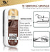 Shoe Shining Sponge Brown - 0.37 fl oz | WBM SHOE CARE